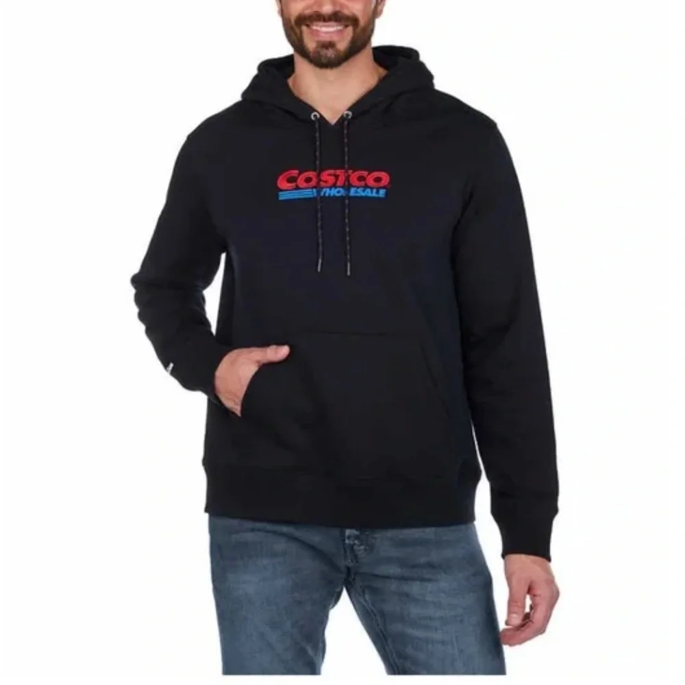 Costco & Kirkland Signature Black Hoodies with Logos! - Picture 1 of 5